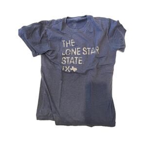 Texas Lone Star State Blue T-Shirt Mens S